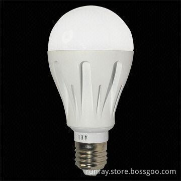 LED Globe Bulb with 9W Power, 18-piece 5730 SMD LEDs, Easy to Install